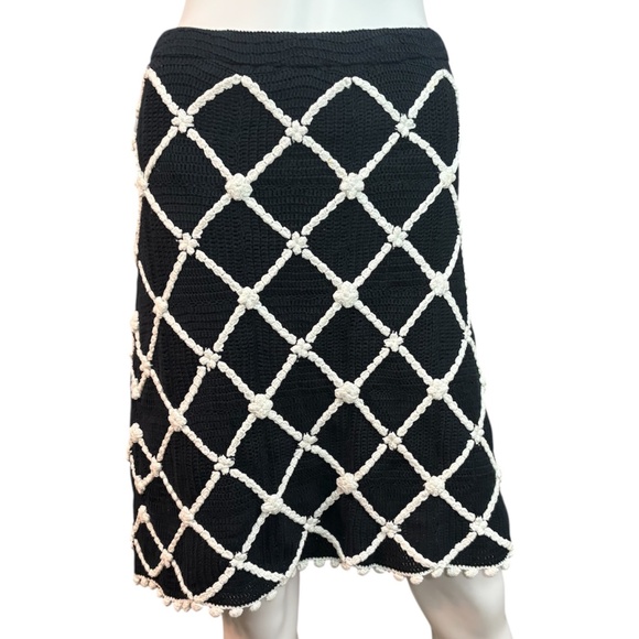 Etcetera Knit navy skirt - size M - Picture 1 of 4